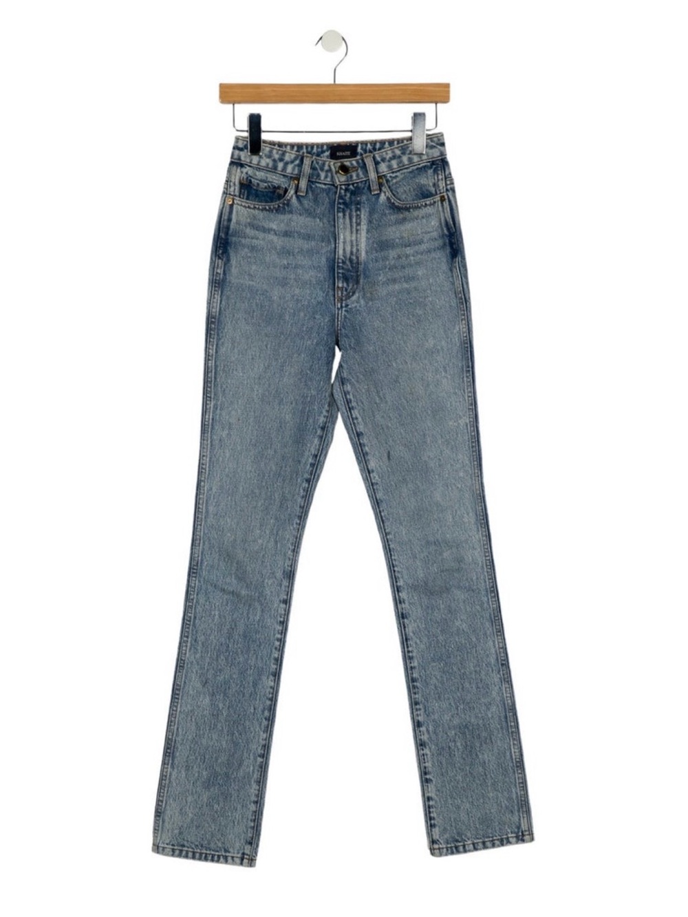 KHAITE Light Blue Straight-Leg Women's Jeans